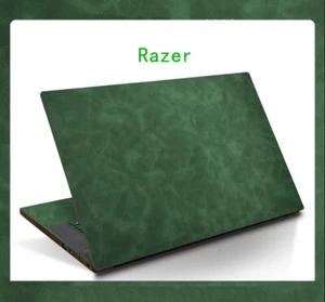 Leather Sticker Skin Decal Cover for Razer Blade Stealth 13 14 15 17 15.6 Laptop - Afbeelding 1 van 19