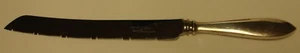 Sterling POINTED ANTIQUE Cake Carving Knife Serrated Blade 11-7/8" long NO MONO - Picture 1 of 3