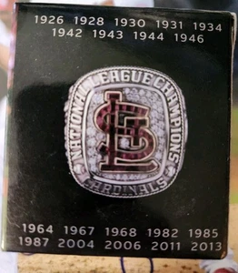 Anillo réplica Matt Holliday Giveaway de los Cardenales de San Luis 2013 NLCS nuevo en caja  - Imagen 1 de 8