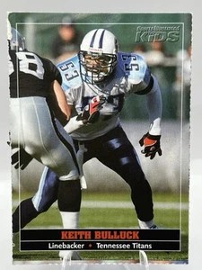 KEITH BULLOCK, 2004 "SI FOR KIDS" CARD IN EXCELLENT CONDITION, FOOTBALL STAR - Picture 1 of 2