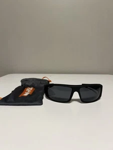 Spy+ Sonnenbrille glänzend schwarz LOGAN 61 14-127 rechteckig mit Seitenschutz - Bild 1 von 5