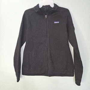 Chaqueta Suéter Patagonia Better para Mujer Cremallera Completa Talla M Gris Oscuro o Negro - Imagen 1 de 13