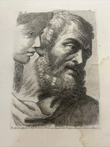 Due Apostoli Effigiati da Raffaello– Paolo Fidanza inc. – XVII-XVIII - Imagen 1 de 6