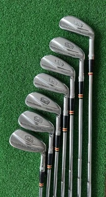 Juego de hierro estándar dorado forjado Palmer 3-9 diestro eje de acero vintage Foto 1 de 4