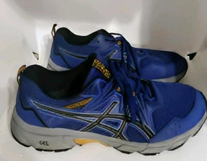 ASICS VENTURE 8 SNEAKER DA CORSA UOMO taglia 11 BLU ORO 1011A824 - Foto 1 di 9