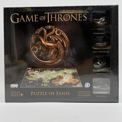 Juego de Tronos 4D Puzzle de Essos 1350 Piezas NUEVO PRECINTADO 30+ Edificios Detallados Foto 1 de 4