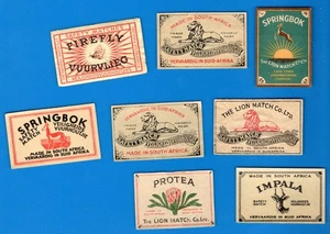 MATCHBOX LABELS SOUTH AFRICA- Small selection of 8- #/** - Picture 1 of 1