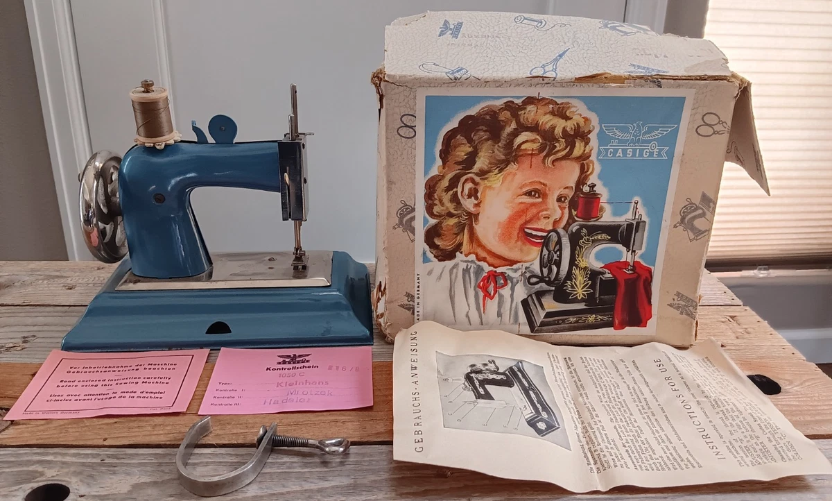 Blue Vintage Original Collectible Sewing Machines for sale | eBay