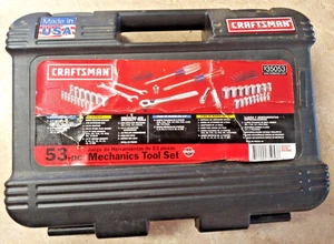 53 pc Craftsman Set 9-35053 Rachet, Open-ends Hex Keys Metric/SAE 6- & 12-pt USA - Bild 1 von 24