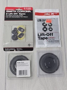 LOT New Vintage Smith Corona Typewriter 2 Printwheels & 2 packages Lift Off Tape - Picture 1 of 5