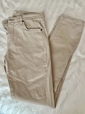 7 For All Mankind Adrien Chinos Slim Fit Five Pocket Pants Sz 31 Khaki Tan Beige - Image 1 of 4