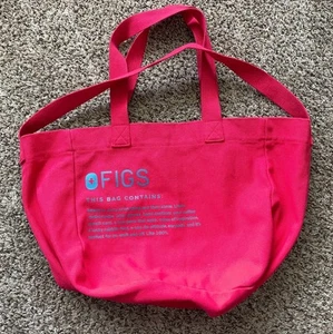 Figs Canvas Tote Bag Red - Picture 1 of 8