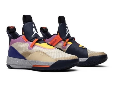 全新 Nike Air Jordan 33 Desert ORE/WHITE-BLACK ACG AQ8830 200 男式 10 码 全新带盒 — 第 1/4 张图片