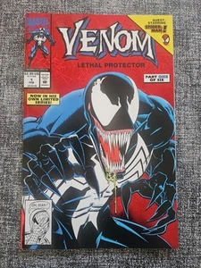 Venom Lethal Protector #1 (1993) Marvel Comics 1° Serie Solo Spider-Man - Foto 1 di 13