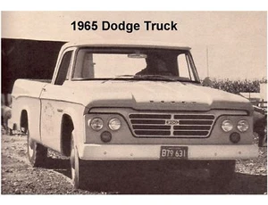 1965 Dodge Pickup Truck Refrigerator / Toolbox Magnet - Picture 1 of 1