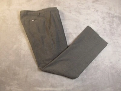 BC ETHIC Custom Crafted Trouser Pants Men 34x32 Charcoal Grey Wide Leg Baggy 90s Foto 1 de 4