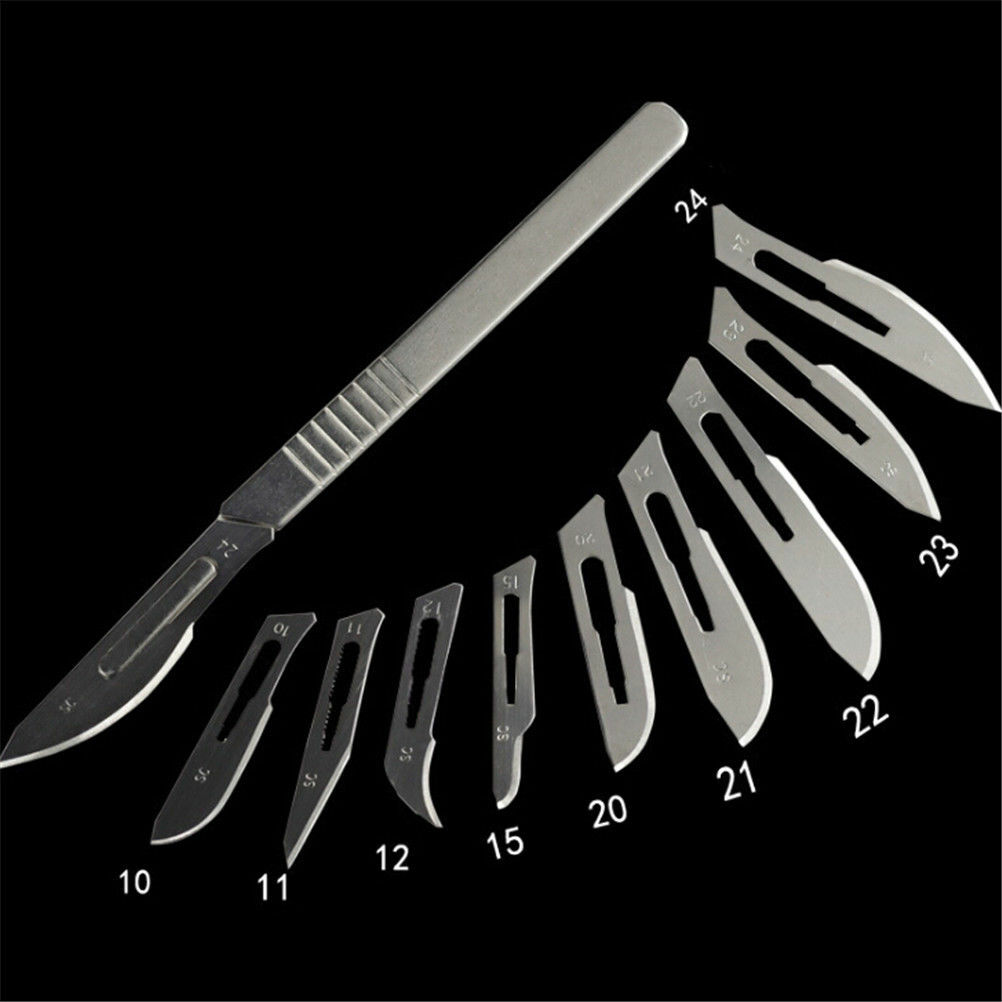 Maniglia Bisturi Manico Per Bisturi Chirurgico N.3 Con Lame N.10 - Foto 5