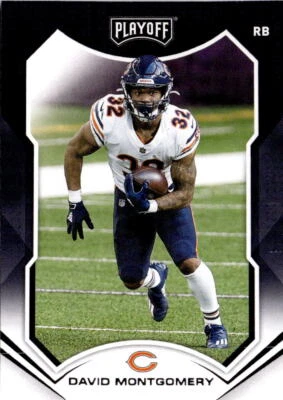 2021 Panini Playoff #128 David Montgomery  Excellent - Image 1 of 2