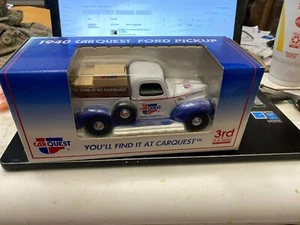 1940 Car Quest Ford Pickup 1:24 Die-Cast Metal 3rd in A Series Coin Bank  - Picture 1 of 6