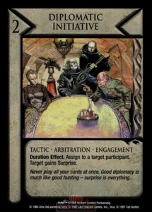 Dune CCG - Eye of the Storm DIPLOMATIC INITIATIVE GEM MINT unplyd - Imagen 1 de 1