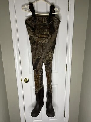LaCrosse Hunting Chest Waders Camo Pattern Neoprene Youth Size 5 Model 19410 - Image 1 of 4