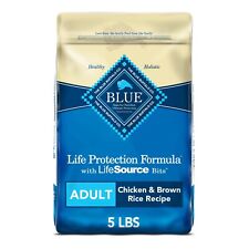 Blue Buffalo Life Protection Formula Adult Dry Dog Food,Chicken &Brown Rice-5lbs