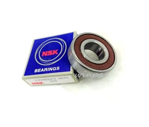 (2Pack) 6204-2RS C3 NSK 2 RUBBER SHIELDED BALL BEARING 20mmx47mmx14mm NEW - Picture 1 of 1