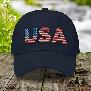 USA 4 luglio berretto da baseball bandiera americana cappello papà per uomo donna - Foto 1 di 32