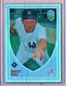 2002 Topps Super Team Refractor Whitey Ford Yankees Karte #1719/1961, #67 - Bild 1 von 1