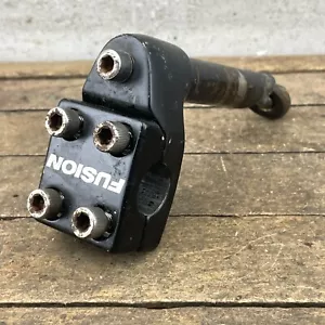 Haro Fusion BMX Stem Old School BMX Group 1 Threaded Quill 4 Bolt 21.1 Black A2 - Picture 1 of 14
