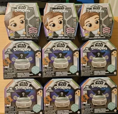 Lote 9 Figuras Disney Star Wars Doorables Vehículos 10" Peluche Inflables Galáctico Foto 1 de 4