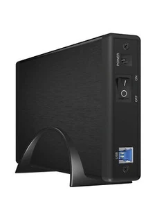 Boîtier externe pour 1x disque dur 35 pouces connexion USB 3.0 UASP aluminium... - Afbeelding 1 van 5