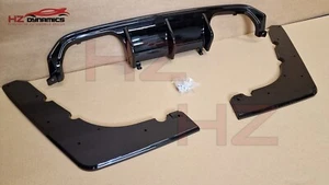 SPOILER LABIO DIFUSOR TRASERO NEGRO BRILLANTE 2013 2018 BMW M3 F80 M4 F82 KIT DE CARROCERÍA - Imagen 1 de 5