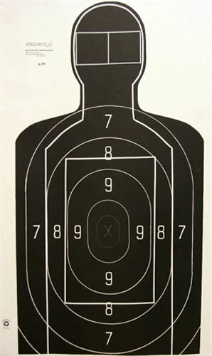 (25) Silueta Oficial de Entrenamiento de la Policía de Illinois Objetivo [ILPT] 22-1/2" x 35" Foto 1 de 1