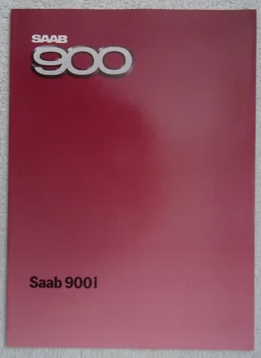SAAB 900i Brochure 1984/85: Combi Coupe 3dr/5dr, Sedan 2dr/4dr. 10 pages. - Image 1 of 4