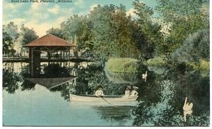 East Lake Park Phoenix Arizona Postkarte - Bild 1 von 10