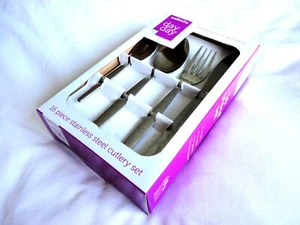 Sabichi 16 Piece Cutlery Set - Ideal for everyday use & Camping Beach Garden etc - Picture 1 of 12