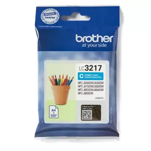 CARTUCCIA BROTHER LC-3217 CIANO ORIGINALE PER MFC-J5730 - MFCJ6530 - MFC-J6935 - Imagen 1 de 1