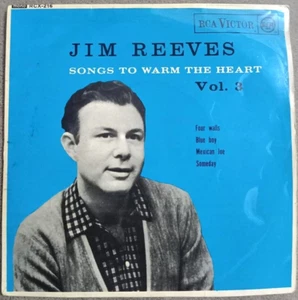 Jim Reeves Songs To Warm The Heart Vol. 3,  7" 45rpm EP Vinyl Record - Picture 1 of 6