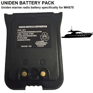 UNIDEN BATTERY PACK FOR MHS75 Marine Radio Battery