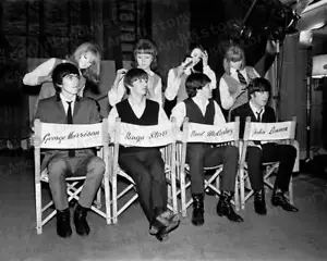 Beatles Hair Cut Hard Days Night John Lennon Paul McCartney Photo Print Poster - Picture 1 of 1