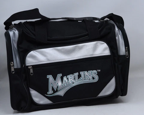 Florida Marlins 'Get Hooked Vintage Promo Duffle Gym Bag  NEW Cover