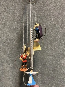 La Bella e la Bestia Figura Wind Chime - Foto 1 di 8