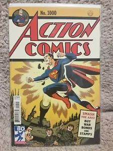 DC Comics ~ Action Comic #1000 ~ CUBIERTA VARIANTE de la década de 1940 por Michael Cho 2018 - Imagen 1 de 3