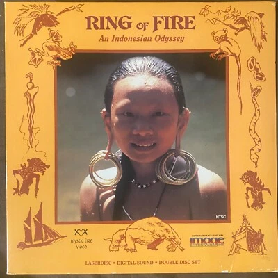 RING OF FIRE: An Indonesian Odyssey - Super-Rare 1990 2-Laserdisc Mystic Fire EX - Image 1 of 4