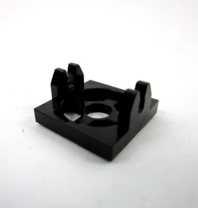 LEGO Black Magnet Holder Tile 2x2 Tall Arm with Deep Notch 2609b Set 6975 6175 - Picture 1 of 1