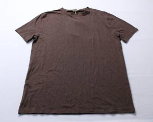 Onno Men's Hemp & Organic Cotton Blend T-Shirt MH7 Espresso Medium NWT - Picture 1 of 3