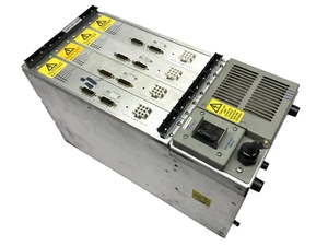 Adept 30336-31000 PA-4 Robot Control Power Supply Rack w/ 10338-53100 x4 DAMAGED - Picture 1 of 7