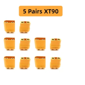 10Pcs 5Pairs XT90 Connector Male & Female for Lipo Battery ESC Connectors - Picture 1 of 3