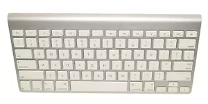 Genuine Apple Wireless Bluetooth Keyboard A1314 Mac Aluminum - Free Shipping USA - Picture 1 of 5
